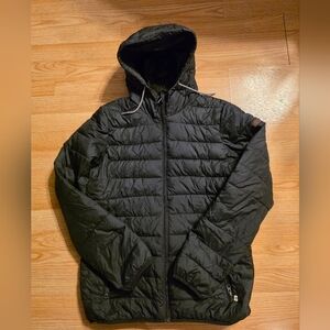Men's Black Quilted Jacket